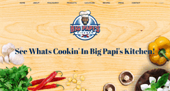 Desktop Screenshot of bigpapiskitchen.com